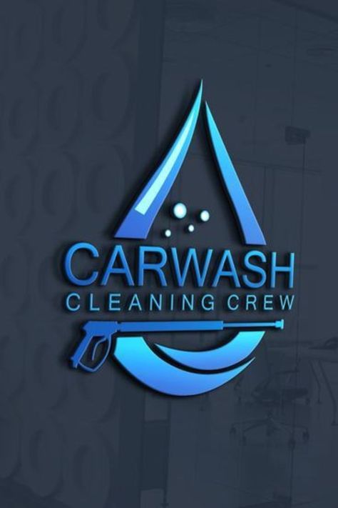 Car wash service logo Design From Fiverr | Book today for your buiness Service Logo Design, Pressure Washing Business, Dream Cars Range Rovers, Clean Logo Design, Car Wash Business, Car Logo Design, Car Wash Services, Cleaning Crew, Logo Reveal