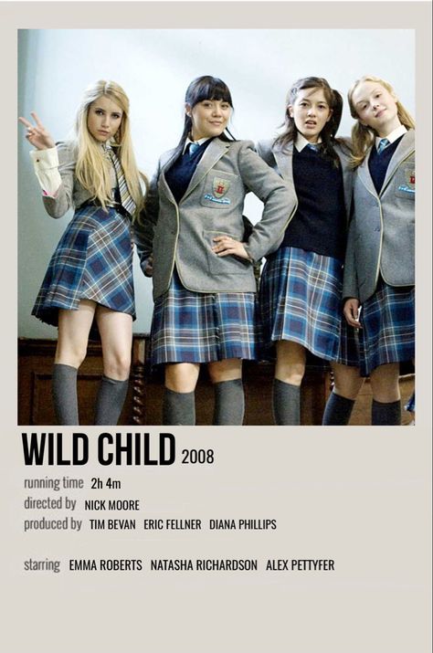 Wild Child Movie, Polaroid Movie Poster, Iconic Movie Posters, Movie Card, Girly Movies, Film Posters Minimalist, Film Posters Vintage, Movie Poster Wall, Chick Flicks