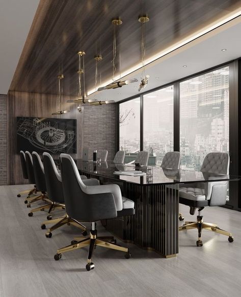 Office Conference Room Design Luxury, Luxury Office Room Design, Cool Meeting Room Design, Luxury Office Conference Room, Modern Luxury Office Room, Meeting Room Design Office Modern Luxury, Luxury Meeting Room Design Office, Luxury Conference Room Design, Conference Table Design Modern Luxury