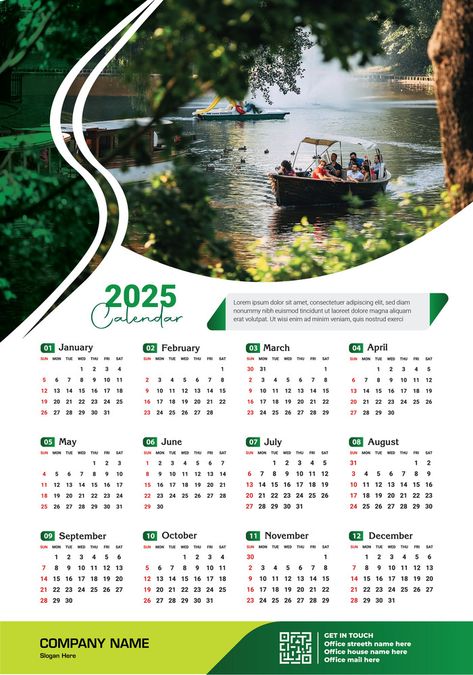 Calendar 2025 Design, Church Calendar Design, Calendar Design 2025, 2025 Calendar Design, 2025 Calendar Printable Free, Calendar Graphic Design, Color Names Chart, Photoshop Poster Design, Poster Calendar