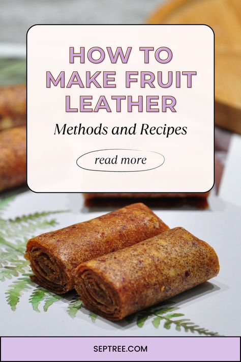 Indulge in the delightful blend of oranges and apples with our easy Orange-Scented Apple Leather recipe. Perfect for a healthy and flavorful snack! Apple Leather Recipe, Fruit Leather In The Oven, Food Dryer, Dehydrated Apples, Pulp Recipe, Making Jerky, Apple Leather, Food Dehydrator, Fruit Leather