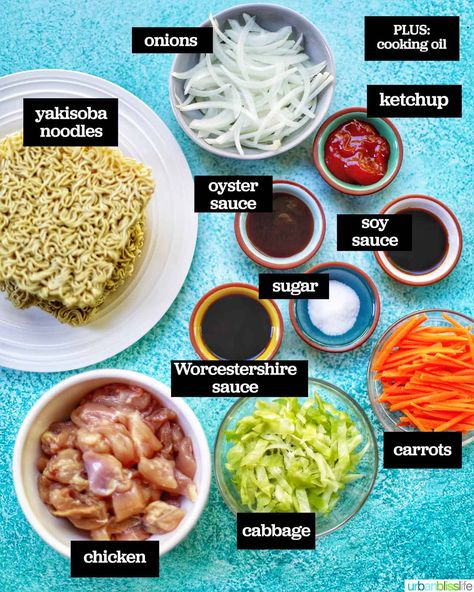 Japanese Recipes Noodles, Gluten Free Yakisoba, Healthy Yakisoba Recipe, Authentic Yakisoba Recipe, Best Yakisoba Recipe, Yakisoba Recipe Vegetarian, Yakisoba Recipe Sauce, Yakisoba Recipe Authentic, Chicken Yakisoba Recipe Easy