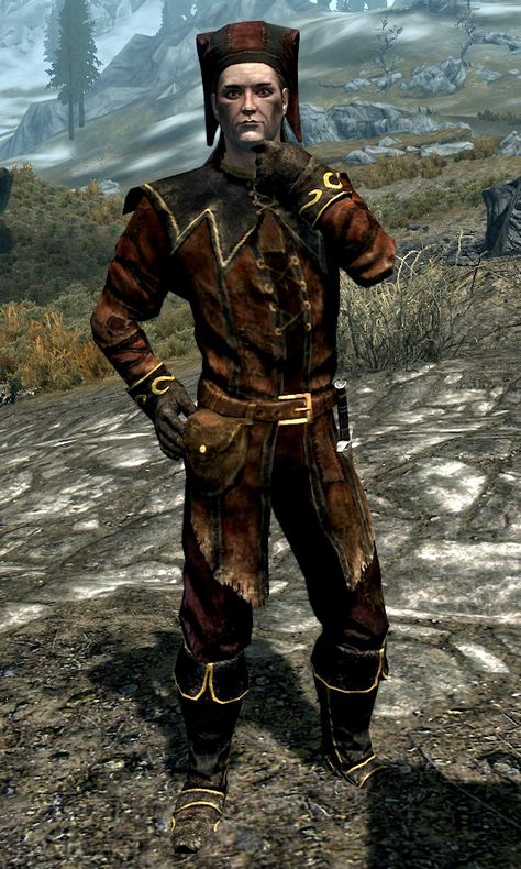 Cicero Skyrim, Jester Outfit, Skyrim Art, Dragon Born, Dark Brotherhood, Whispers In The Dark, Elder Scrolls, Skyrim, Captain America