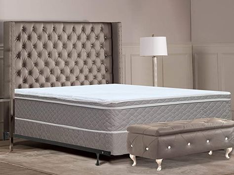 Twin Storage Bed, Spring Sets, Diy Storage Bed, Mattress Box, Kids Beds With Storage, Bedroom Hacks, King Storage Bed, Box Spring Bed, Mattress Box Springs