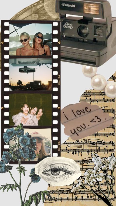 #aesthetics #moodboard #collage #filmphoto #photoshoot #photobooth Photobooth Collage, Collage Pinterest, Photobooth Ideas Creative, Polaroid One Step, Happy Birthday Template, Photobooth Pictures, Birthday Template, Ideas For Instagram Photos, Photo Collage