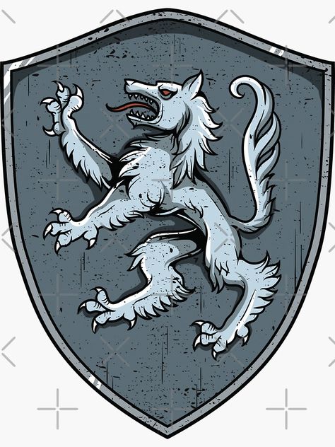 Medieval Wolf, Wolf Shield, Medieval Coat Of Arms, Fairy Party, Fairy Parties, Skyrim, Coat Of Arms, Beautiful Art, Tattoo Ideas