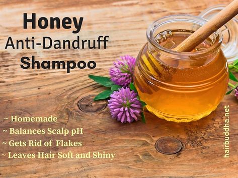 Vinegar For Dandruff, Diy Hair Mask For Dandruff, Diy Hair Growth Serum Recipe, Diy Hair Scrub, Homemade Shampoo And Conditioner, Hair Buddha, How To Make Shampoo, Honey Ideas, Diy Shampoo Recipe