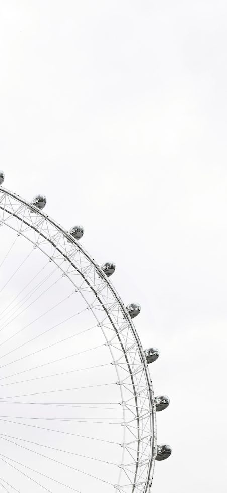 Ferris Wheel Wallpaper for phone | HeroScreen Wallpapers White Iphone Wallpaper Aesthetic Simple, White Hd Wallpaper Iphone, White Abstract Wallpaper Iphone, Minimalistic White Wallpaper, White Wallpaper For Iphone Hd, Iphone White Wallpaper Aesthetic, Aesthetic Wallpaper Ipad Hd, White Screen Backgrounds, Minimal White Wallpaper