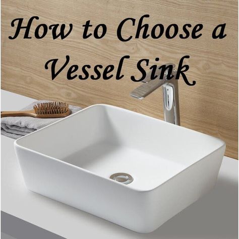 Bathroom With Vessel Sink Ideas, Farmhouse Vessel Sink Bathroom, Vessel Sink Bathroom Farmhouse, Bathroom Bowl Sink Ideas, Rectangle Vessel Sink Bathroom, Square Vessel Sink Bathroom, Small Vanity Sink, Vessel Sink Ideas, Bathroom Bowl Sinks