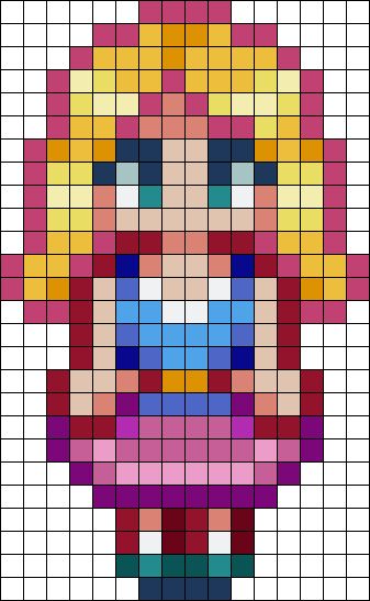 Stardew Valley Hama Beads, Stardew Sprites, Haley Stardew Valley, Easy Perler Bead Patterns, Easy Perler Beads Ideas, Pixel Art Templates, Hama Beads Design, Pattern Maker, Perler Bead Templates