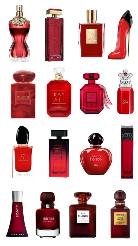 #fragrance #perfume #red #redaesthetic #feminine #giftideas Perfume Red, Red Perfume, Feminine Perfume, Expensive Perfume, Fragrances Perfume Woman, Perfume Collection Fragrance, Perfume Scents, Perfume Lover, Luxury Perfume