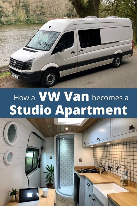 Omgebouwde Bus, Cargo Van Conversion, Van Conversion Interior, Kombi Home, Campervan Life, Build A Camper Van, Build A Camper, Van Life Diy, Campervan Interior