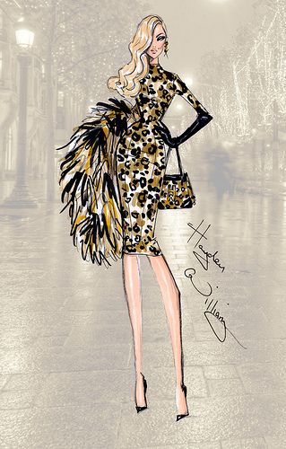 PFW: 'On The Prowl' by Hayden Williams | Flickr - Photo Sharing! Hayden Williams, Fashion Illustration Sketches, Fashion Art Illustration, Fashion Illustrator, Fashion Design Sketches, Fashion Sketches, Fashion Drawing, Moda Fashion, Beautiful Fashion