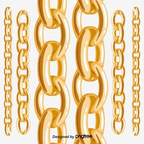 Gold Chain Png, Chain Vector, Chain Png, Custom Motorcycle Paint Jobs, Jewel Drawing, Gold Drawing, Gold Clipart, Jewelry Rendering, Illustrator Design Tutorial