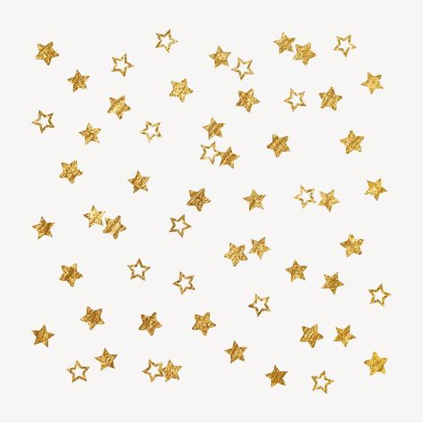 Gold aesthetic stars clipart, sparkly shape | free image by rawpixel.com / Pinn Celestial Clip Art, Astronomy Aesthetic, Aesthetic Celestial, Stars Clipart, Aesthetic Stars, Star Clipart, Birthday Clipart, Gold Aesthetic, Art Clipart