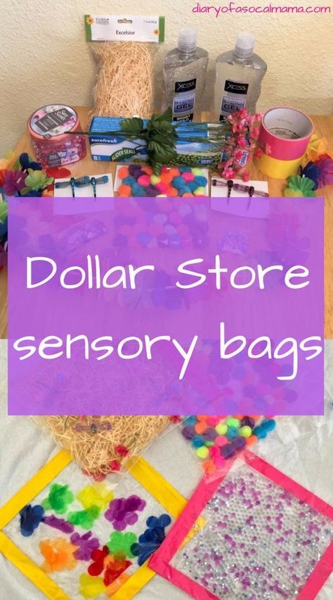 Learn how to make cheap, easy sensory bags with things from the dollar store. These bags are great activities for babies, especially during tummy time. #babies #sensory #dollarstore Sensory Bags For Babies, Baby Sensory Bags, Diy Sensory Toys, Infant Classroom, Sensory Bags, Baby Sensory Play, Sensory Crafts, Sensory Activities Toddlers, Baby Play Activities