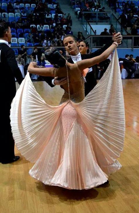 Waltz Dress Ballroom, Ballroom Dance Dresses Waltz, Ballroom Dance Practice Dresses, Luxury Ballroom Performance Dress, Competitive Ballroom Dancing, Smooth Ballroom Dress, Standard Dance Dress, Yellow Ballroom Dance Dress, Standard Dance