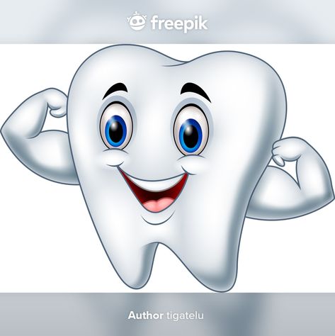 Cartoon strong tooth character | Premium Vector #Freepik #vector #character #cartoon #comic #health Home Remedies For Cavities, Tooth Cartoon, Kedokteran Gigi, Kesehatan Gigi, Health Aesthetic, Tupac Pictures, Braces Colors, Dental Braces, Pedicure At Home