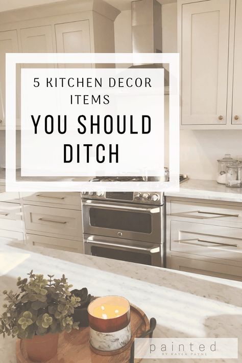 Are these 5 Kitchen Decor Items making your home seriously outdated? What should you keep and what should you ditch? Find out now! Staggered Floating Shelves Kitchen, Kitchen Design Floating Shelves, Staggered Cabinets Kitchen, Floating Shelves In Kitchen Ideas, Kitchen Floating Shelves Ideas, Art For Kitchen Wall Decorating Ideas, Rustic Kitchen Cabinet Colors, Kitchen Wall Decor Ideas Simple Modern, Quiet Luxury Kitchen