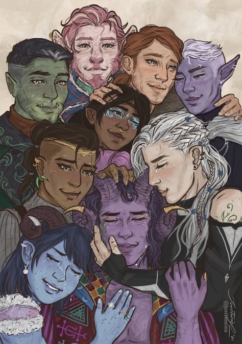 The Mighty Nein, All Emotions, Critical Role Campaign 2, Critical Role Characters, Mighty Nein, Dnd Dragons, Vox Machina, Critical Role Fan Art, Music Artwork