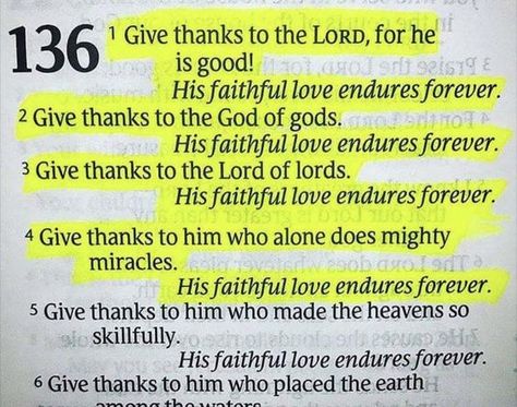 Psalm 136:1-5 Quotes About Giving, Psalm 136, Giving Quotes, I Declare, Prophetic Word, Shake Off, Giving Thanks, 10th Quotes, Prayer Verses