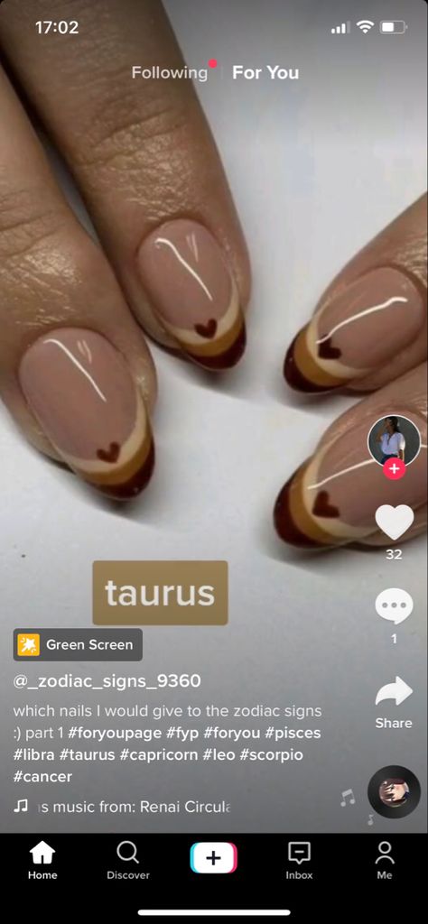 Capricorn Nails, Dream Nails, Types Of Nails, Fall Nails, Astrology Signs, Nail Ideas, Nail Inspo, You Nailed It, Zodiac Signs