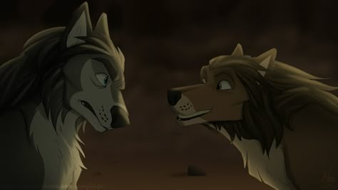 Winston and Tony from Alpha and Omega Alpha And Omega Movie, Omega Fanart, Alfa And Omega, Omega Wolf, Wolf Walkers, Fantasy Wolves, Wolf Movie, Anime Wolf Drawing, Lion King Pictures