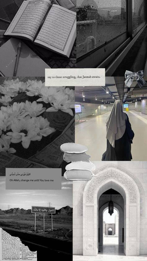 ₍‧₊˚🖇️✩ ₊˚🩶⊹  #islamic #grey #aesthetic #islamicwallpaper #greyaesthetic #aestheticwallpaper #muslimah #hijabi #Muslim #collage #greywallpaper #aestheticislamicwallpaper #greycollage #aestheticcollage #islamiccollage Gray Islamic Aesthetic, Islam Collage Wallpaper, Grey Islamic Wallpaper, Halal Wallpapers, Islamic Collage Wallpaper, Collage Islamic, Islam Collage, Muslim Aesthetic Wallpaper, Computer Wallpaper Quotes