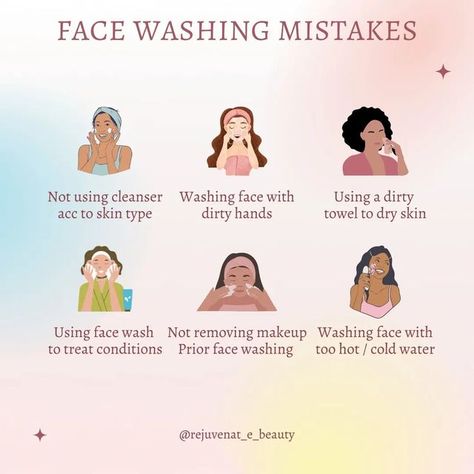 Proper Skin Care Routine, Skincare Mistakes, Skin Facts, Healthy Life Hacks, Dirty Hands, Skin Advice, Face Washing, Washing Face, Serious Skin Care