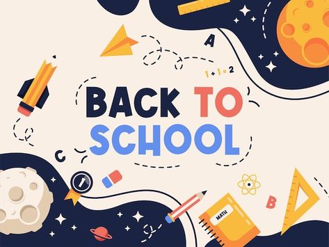 September Graphic Design, Back To School Poster Design, Education Banner Design Ideas, Back To School Graphic Design Poster, Education Banner Design, School Flex Banner Design, Class Poster Design, Back To School Banner, Education Banner