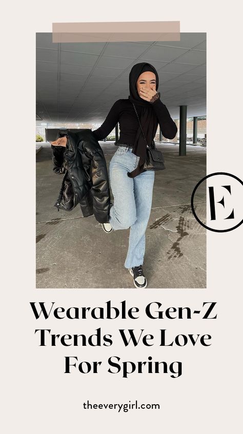 6 Gen Z Fashion Trends We're Actually Wearing | The Everygirl Gen Z Style Trends, Gen Z Spring Outfits, Gen Z Bar Outfit, Gen Z Millenial Fashion, Gen Z Style 2023, Gen Z Trends 2023, Outfit Ideas Gen Z, Gen Z Leggings Outfit, Gen Z Fashion 2023