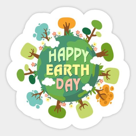 Montessori, Earth Day Stickers, Happy Earth Day Pictures, Earth Day Aesthetic, April Journal, Earth Day Pictures, Earth Day Quotes, Tiny Trees, Festival Theme