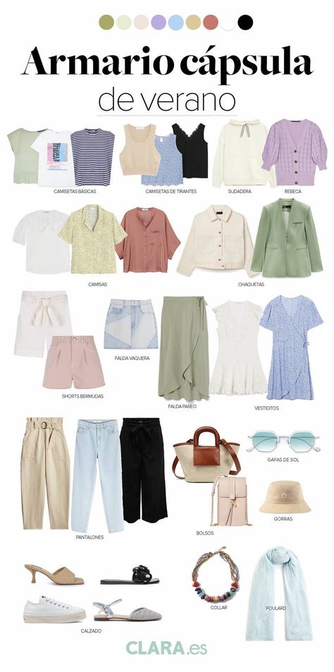 Simplificar tu armario va a hacer que te vistas mejor y más fácilmenteEstas son las prendas y complementos que necesitas para lograrlo. Outfit Casual Verano Mujer, Spring Basics Outfits, Outfit Casual Primavera, Basic Outfits Summer, Elegant Blue Dress, Outfit Informal, Outfit Boots, Capsule Wardrobe Women, Spring Summer Capsule Wardrobe