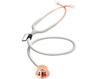 A white and rose gold stethoscope is a perfect gift for the nurse, doctor, or fashionable EMT in your life! #rosegold #giftsthatgiveback #medicalgifts Rose Gold Stethoscope, Best Stethoscope, Stethoscopes, Nursing Tips, Future Nurse, Medical Assistant, Med School, Medical Field, Nurse Life