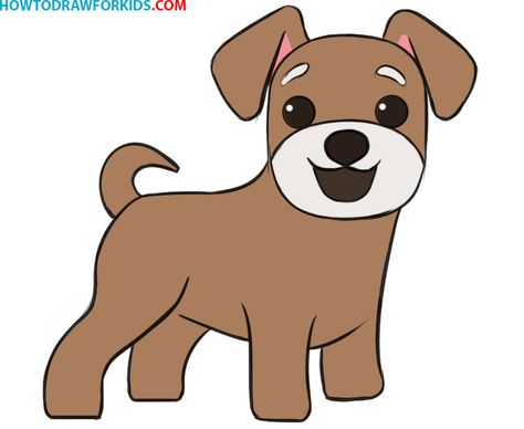 Dog Pictures To Draw, Dog Drawing For Kids, Puppy Drawing Easy, Cartoon Dog Drawing, Dog Face Drawing, Cartoon Drawing For Kids, Dog Drawing Simple, Cute Dog Drawing, Drawing Legs