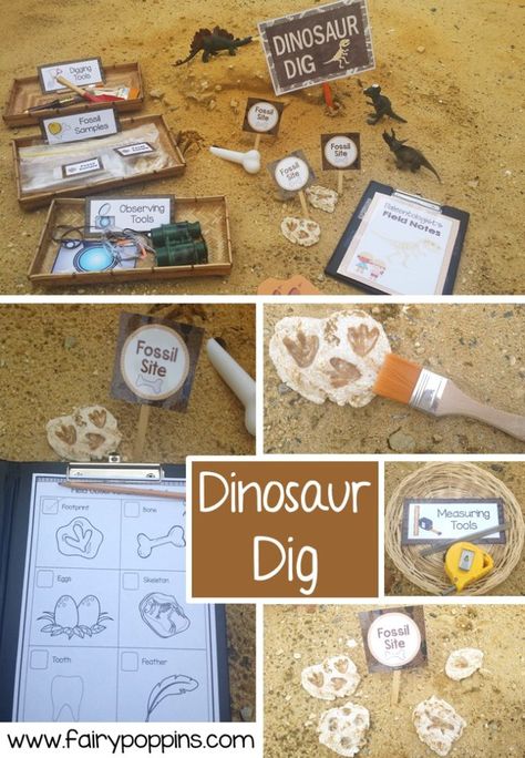 Dinosaurs Eyfs, Fête Jurassic Park, Dramatic Play Ideas, Dinosaur Activities Preschool, Dramatic Play Printables, Dinosaur Dig, Role Play Areas, Dinosaurs Preschool, Dinosaur Play