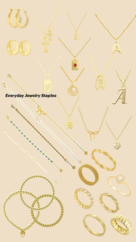 Use ALICIA888 to save money on everyday jewelry staples from Evry Jewels #goldjewelry #affordable #affiliate #evryjewels #bracelet #necklace #holiday #inspo #rings Evry Jewels, Holiday Inspo, Jewelry Staples, Everyday Jewelry, Bracelet Necklace, Christmas List, Save Money, Gold Jewelry, Necklaces