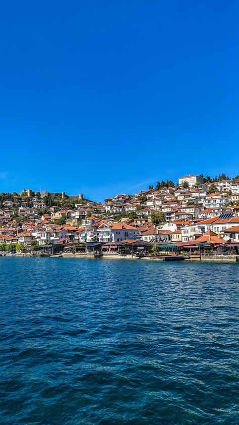 From Ohrid to Sv. Naum Monastery with boat #sea #pinterest #aesthetic #photography #follow #vacation #ohrid #macedonia #europe #cheap Ohrid Macedonia Aesthetic, Ohrid Aesthetic, Macedonian Aesthetic, Macedonia Aesthetic, Struga Macedonia, Macedonia Ohrid, Ohrid Lake, Macedonia Skopje, Lake Ohrid