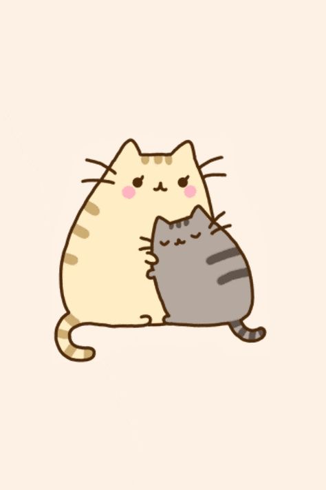 Happy Mother's Day!! Pusheen Mothers Day, Mother Cat And Kittens Drawing, Cute Mom Drawings, Mom Cat And Kitten Tattoo, Pusheen Aesthetic, Cat Mothers Day, Ginger Cat Art, Cute Pictures To Draw, Kitten Tattoo