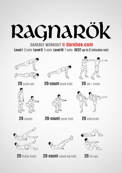 Darebee Workout, Viking Workout, Workouts For Beginners, Superhero Workout, Trening Sztuk Walki, Muscle Abdominal, Calisthenics Workout, Martial Arts Workout, Weight Workout