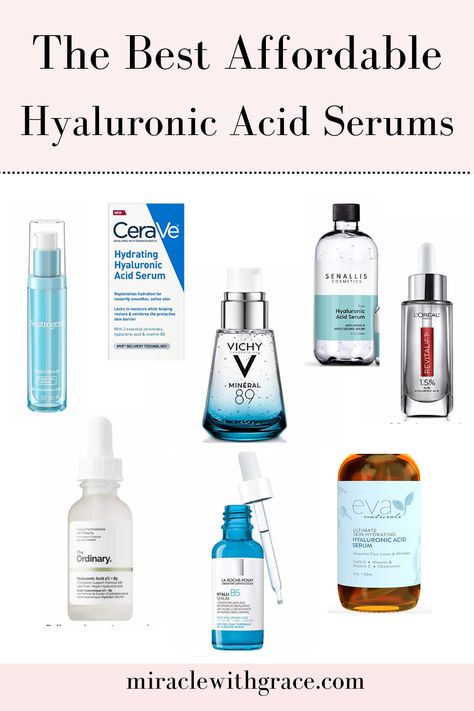 Why Every Woman Needs Hyaluronic Acid For Youthful Skin. Benefits of hyaluronic acid. #hyaluronicacid #skincare #theordinary #affordableskincare #theordinaryhyaluronicacidserum #antiaging #glowingskin #youthfulskin #smoothskin #hyaluronicacidbenefitsskincare #hyaluronicacidbenefits #skincareroutine #antiaging Benefits Of Hyaluronic Acid, Best Hyaluronic Acid Serum, Hyaluronic Acid Benefits, Soft Smooth Skin, Skincare Inspiration, Affordable Skin Care, Hyaluronic Acid Serum, Skin Benefits, Skin Serum