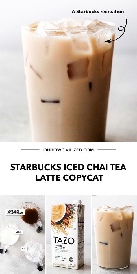 Chia Tea Latte Recipe, Starbucks Chai Tea Latte Recipe, Iced London Fog, Starbucks Iced Chai, Iced Chai Latte Recipe, Chai Latte Starbucks, Chai Tea Latte Starbucks, London Fog Tea Latte, London Fog Tea