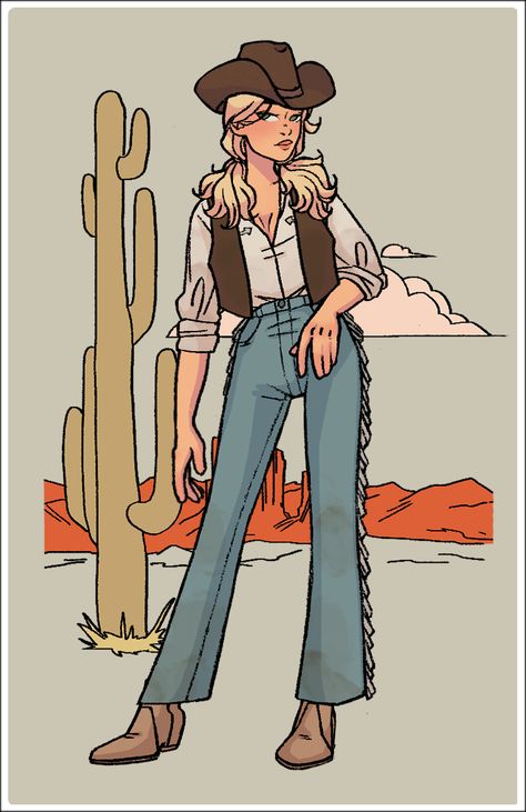 Western Gunslinger Art, Wild West Outfits, Wild West Costumes, Cowboy Costume, Western Comics, Cowgirl Art, Cute Country Outfits, West Art, Western Girl