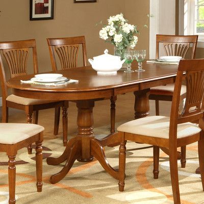 Found it at Wayfair - Gooding 9 Piece Dining Set Dining Table Chairs Design, Wooden Chair And Table, Dining Room Furniture Design, Wooden Dining Table Designs, Wooden Dining Table Set, 4 Seater Dining Table, Dining Table Design Modern, Wood Chair Design, Chair Design Wooden