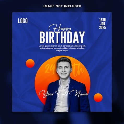 Celebration Social Media Post, Birthday Wish Poster Design, Birthday Celebration Template, Social Media Birthday Post, Happy Birthday Creative Poster, Happy Birthday Creative Ads, Happy Birthday Card Design Ideas, Happy Birthday Social Media Post, Corporate Birthday Post