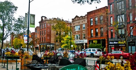 Rogers Park Chicago, Moving Guide, Albany Park, Wicker Couch, Wicker Bedroom, Wicker Headboard, Chicago Neighborhoods, Chicago Hotels, Wicker Shelf