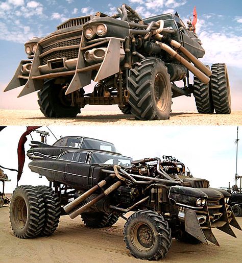 The Gigahorse is just plain mad. One of the craziest things about this car is that it actually worked in real life! Ashley Green, Dark Future, Car Max, Monster Car, Rat Rods Truck, Mad Max Fury, Old Pickup Trucks, Classic Cars Trucks Hot Rods, Mad Max Fury Road