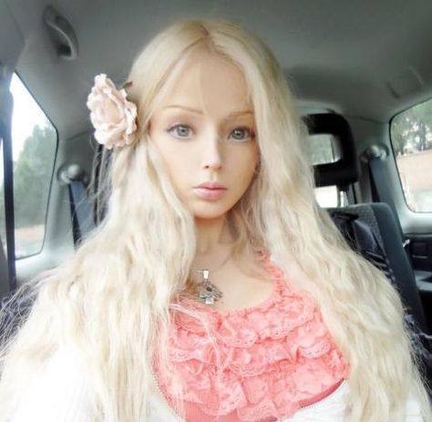 Valeria Lukyanova, Living Barbie, Real Barbie, Human Doll, Barbie Images, Doll Aesthetic, Living Dolls, Long Blonde, Pretty Dolls