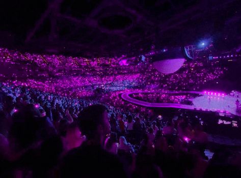 Ariana Grande Concert Crowd, Ariana Grande Concert Aesthetic, Sweetener World Tour Aesthetic, Ariana Grande Space, Ariana Grande Profile, Lavender Theme, Sweetener World Tour, Concert Crowd, Ariana Grande Concert