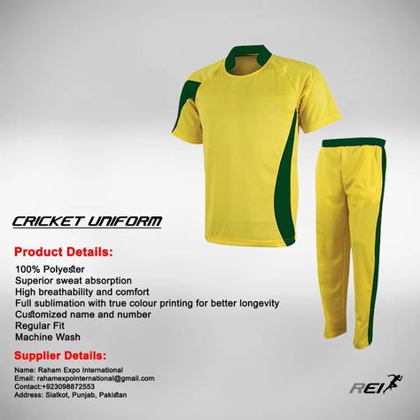 100% Polyester Superior sweat absorption High breathability and comfort Full sublimation with true colour printing for better longevity Customized name and number Regular Fit Machine Wash #cricket #uniform #sportswear #sports #industry #manufacturers #cricketfans Cricket Jersey Design New 2023, Cricket Jersey Design New Full, Kabaddi Jersey Design Sublimation, Green Jersey Sublimation Design For Training, Cricket Uniform, Team-colored Custom Print Sportswear Jersey, Men's Kurta, True Colors, Colorful Prints